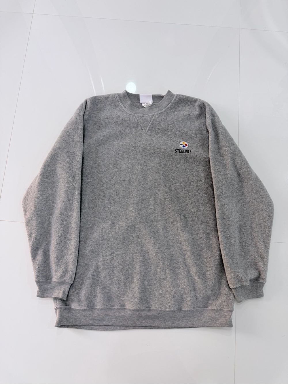 NFL Gray Steelers Crewneck Sweatshirt